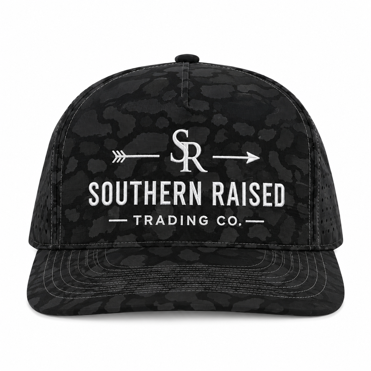 10/10 Hat- Black Camo