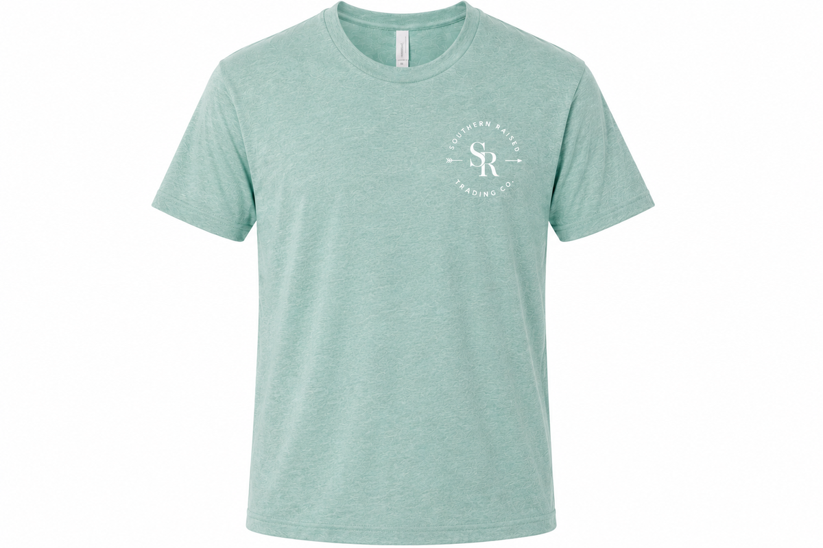 Southern Raised Trading Co. T-Shirts- Heather Seafoam