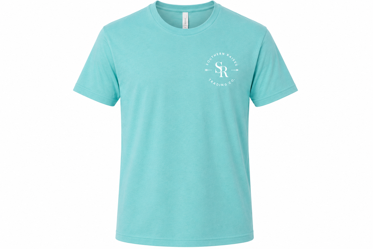 Southern Raised Trading Co. T-Shirts- Tahiti Blue