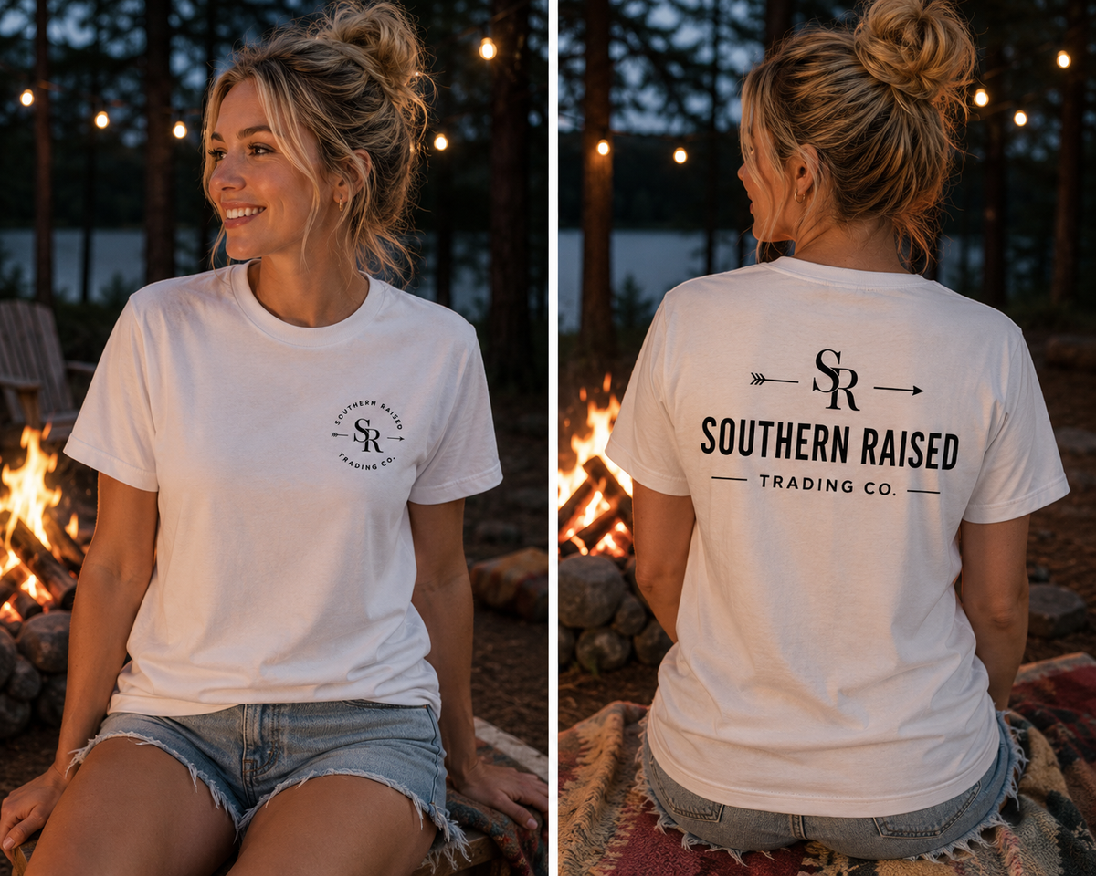 Southern Raised Trading Co. T-Shirts- White