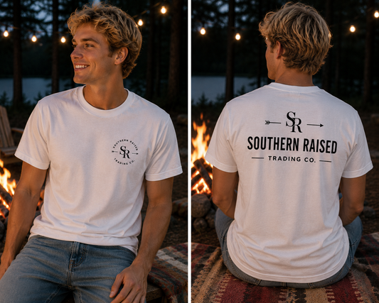 Southern Raised Trading Co. T-Shirts- White