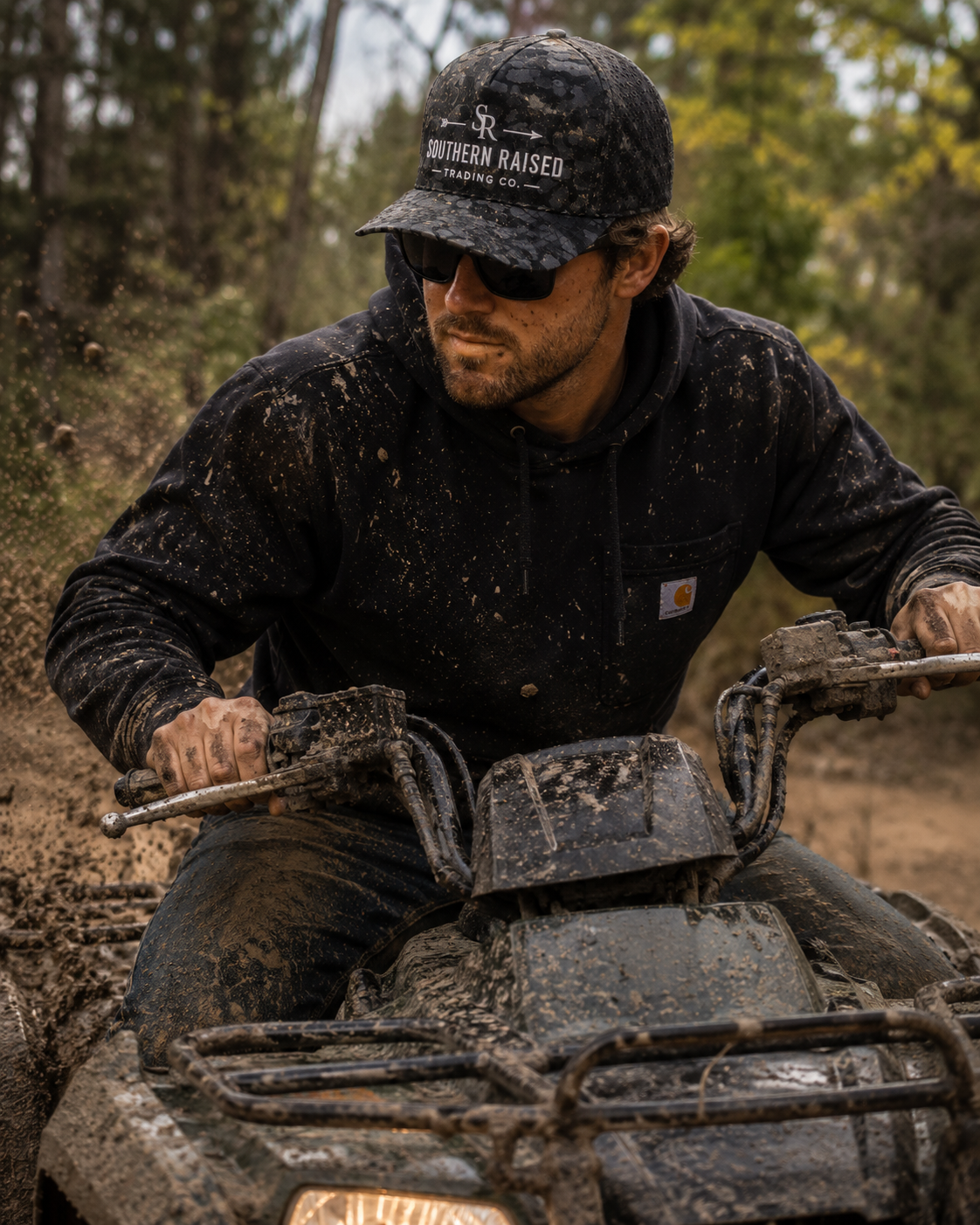 10/10 Hat- Black Camo
