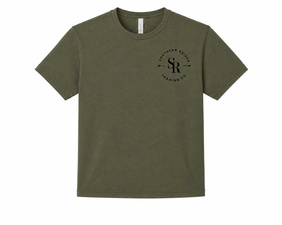 Southern Raised Trading Co. T-Shirts- Military Green