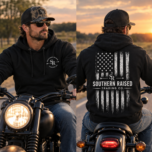 Southern Raised Trading Co. Hoodie- Black